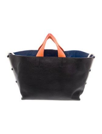 Clare V. Leather Top Handle Bag