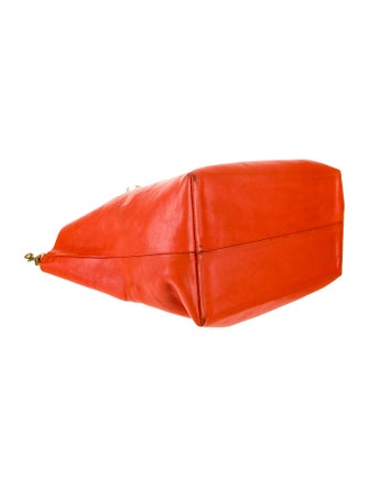 Clare V. Leather Top Handle Bag