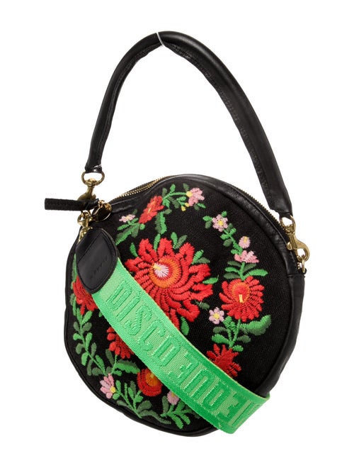 Clare V. Leather Top Handle Bag