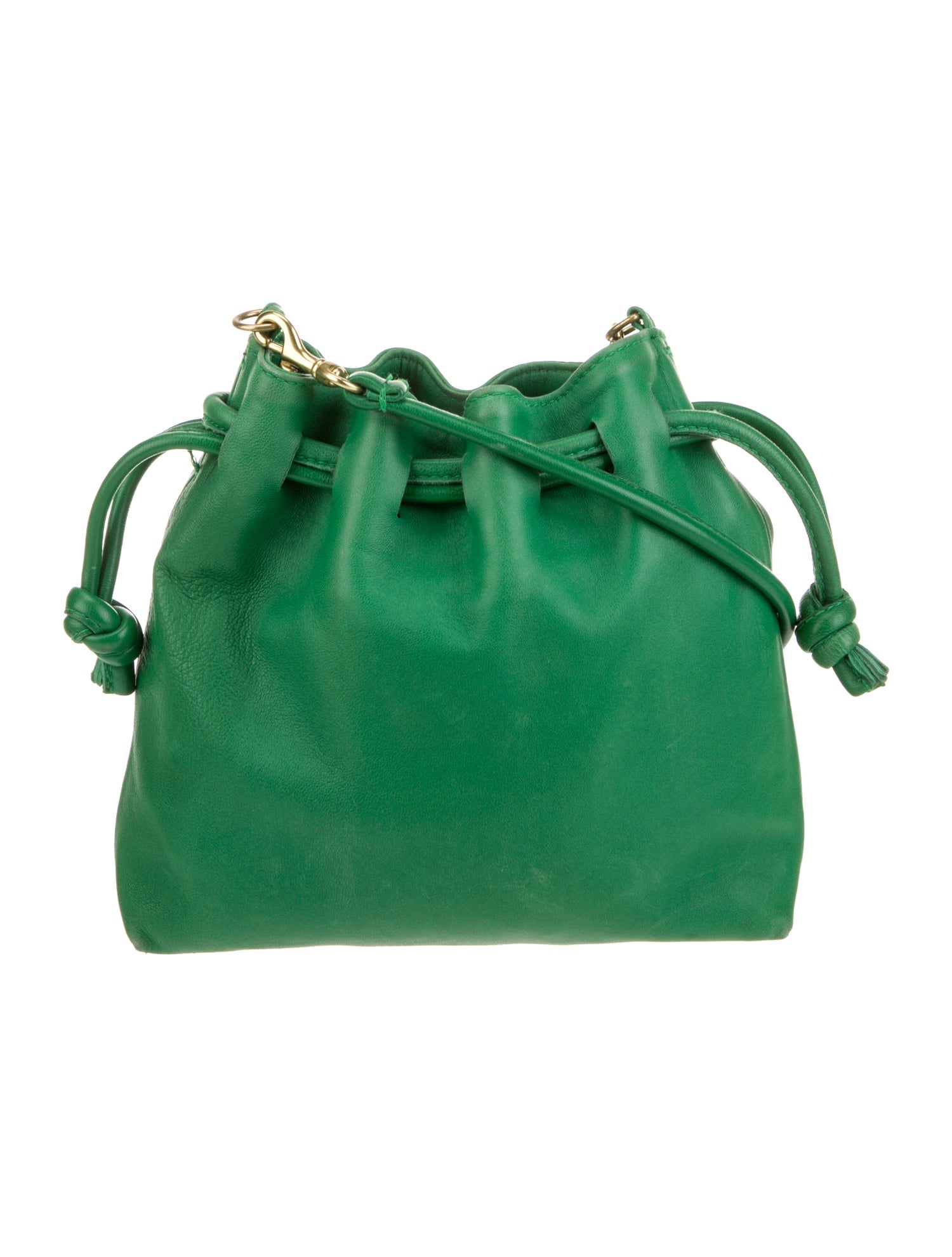 Clare V. Leather Bucket Bag