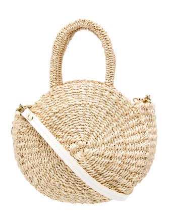 Clare V. Raffia Top Handle Bag