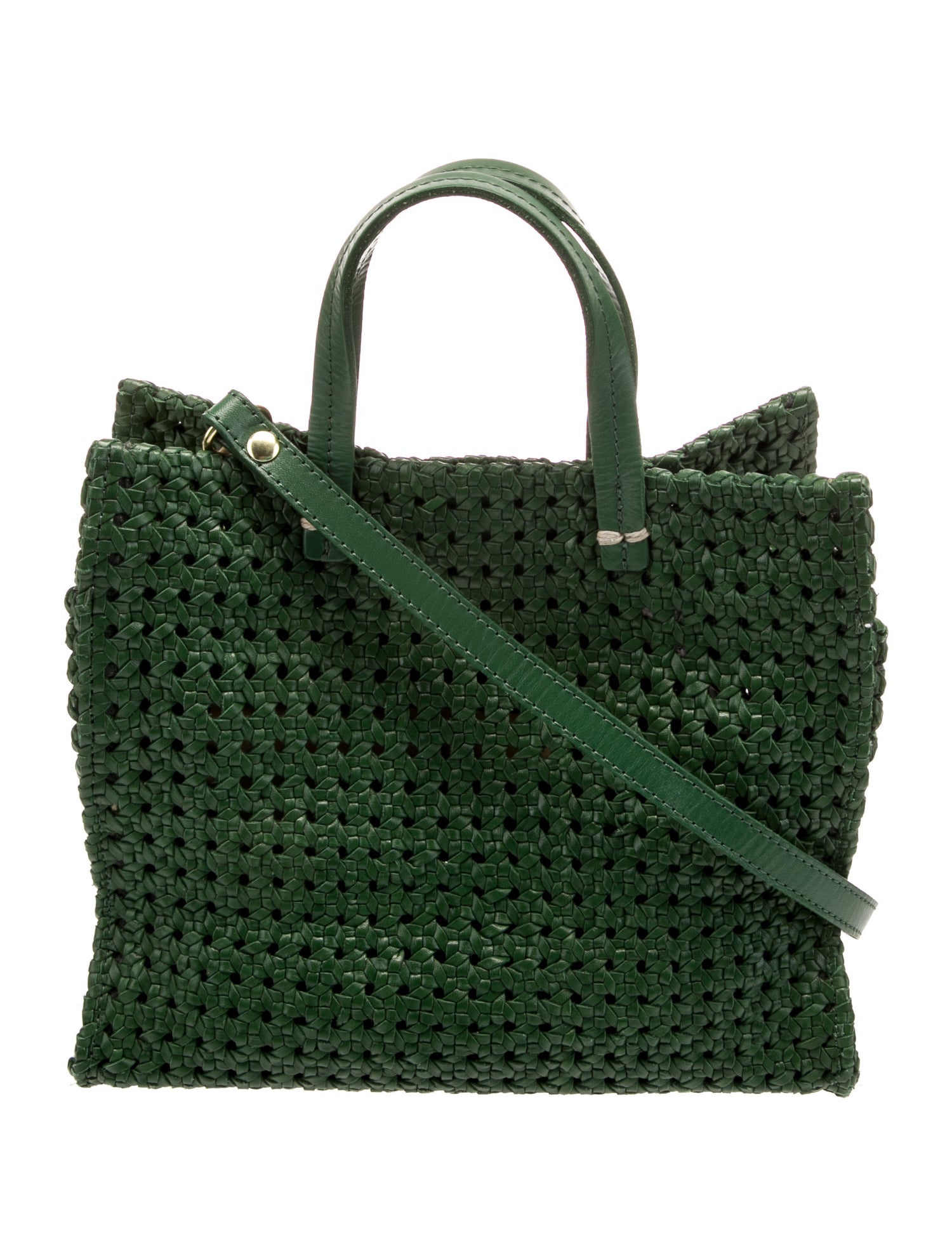 Clare V. Leather Crossbody Bag