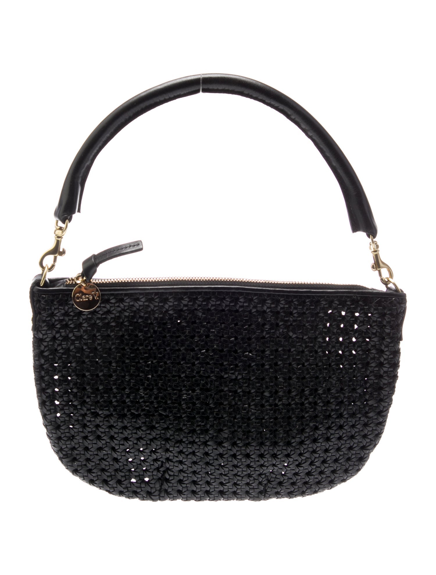 Clare V. Straw Top Handle Bag