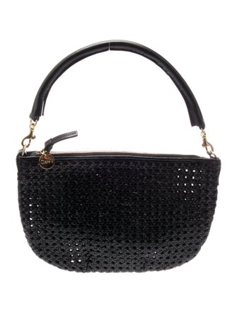 Clare V. Straw Top Handle Bag
