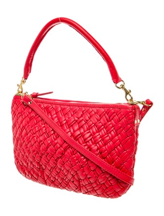 Clare V. Leather Top Handle Bag