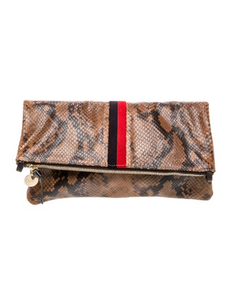 Clare V. Leather Clutch