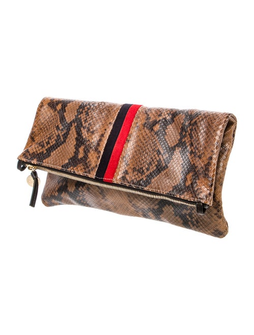 Clare V. Leather Clutch