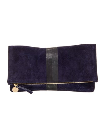 Clare V. Suede Clutch