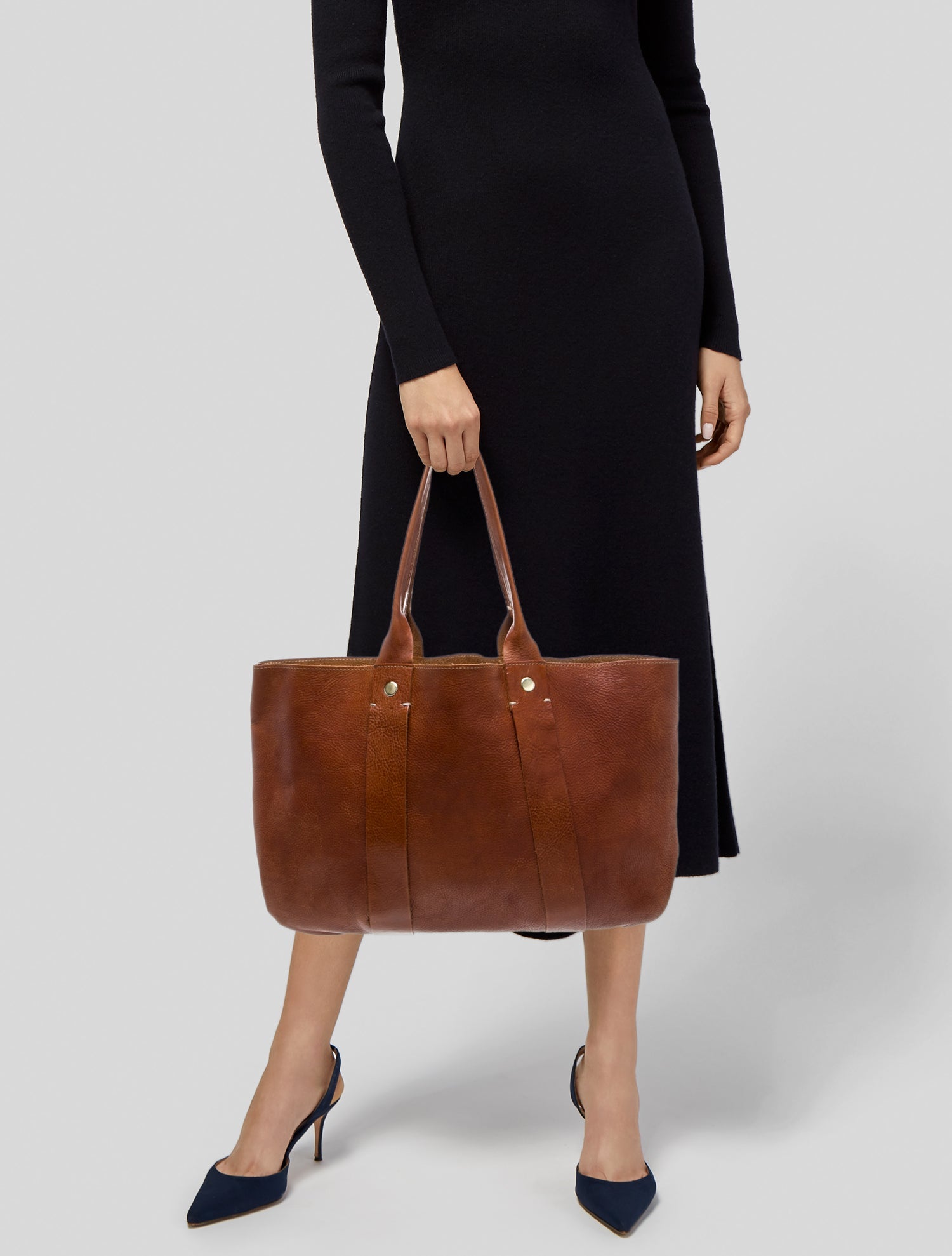 Clare V. Leather Shoulder Bag