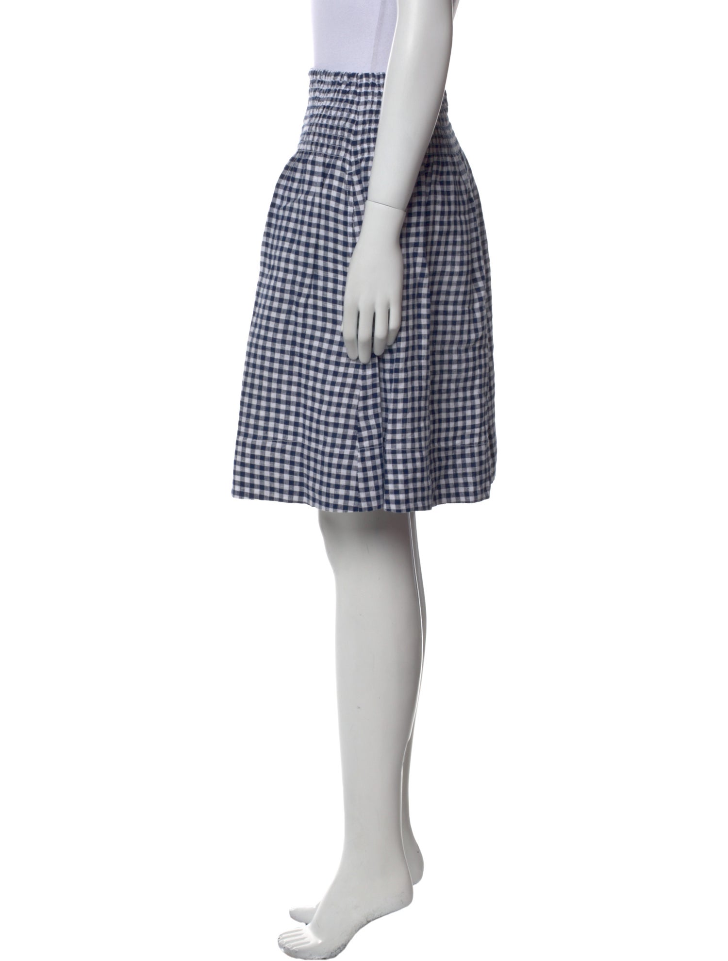 Clare V. Linen Knee-Length Skirt