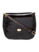 Clare V. Embossed Leather Shoulder Bag