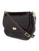 Clare V. Embossed Leather Shoulder Bag