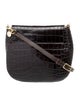 Clare V. Embossed Leather Shoulder Bag