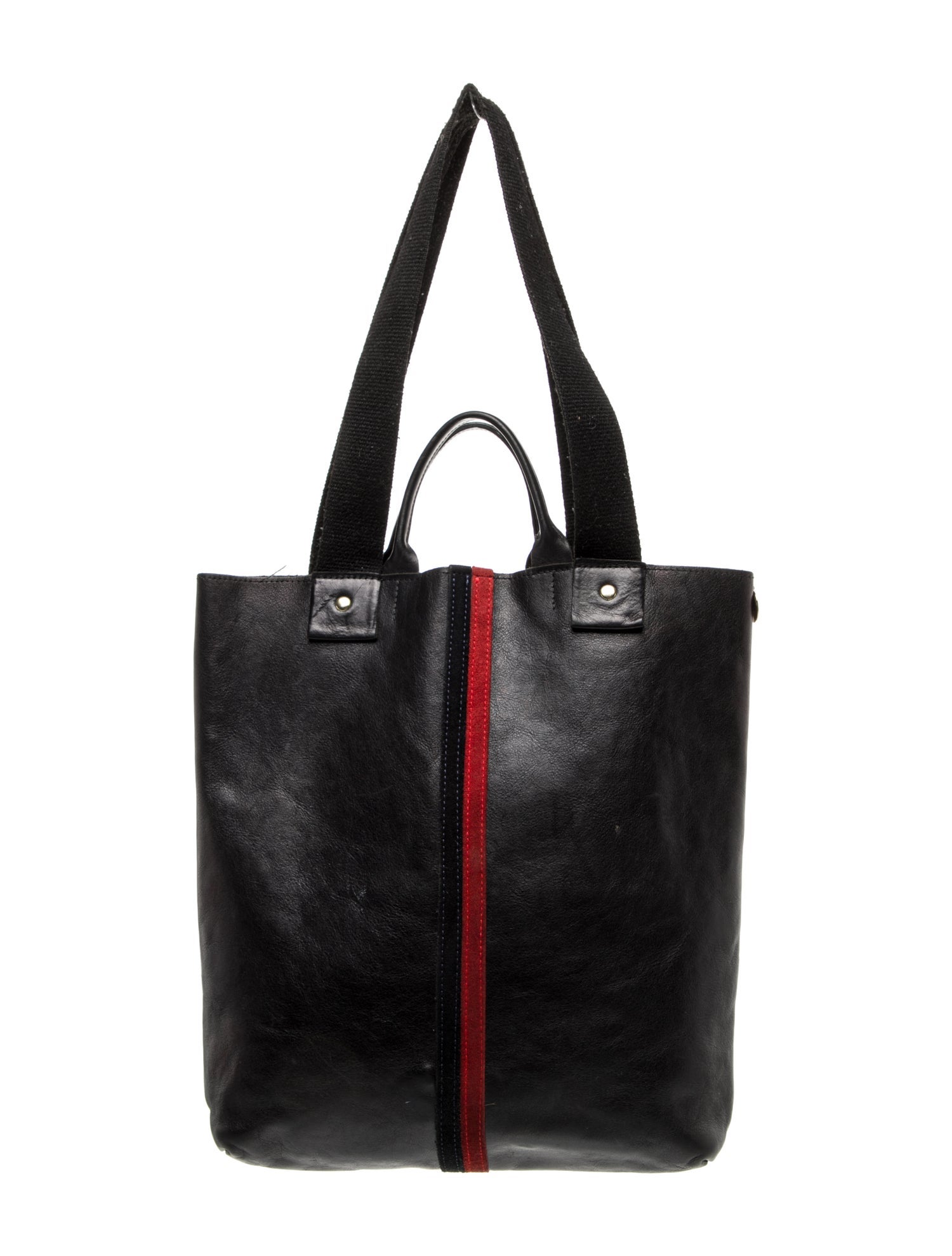 Clare V. Leather Top Handle Bag