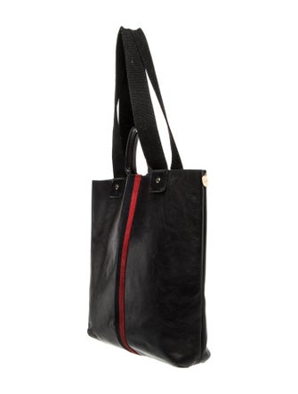 Clare V. Leather Top Handle Bag
