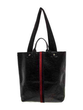 Clare V. Leather Top Handle Bag