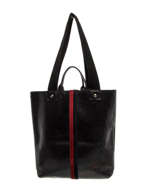 Clare V. Leather Top Handle Bag