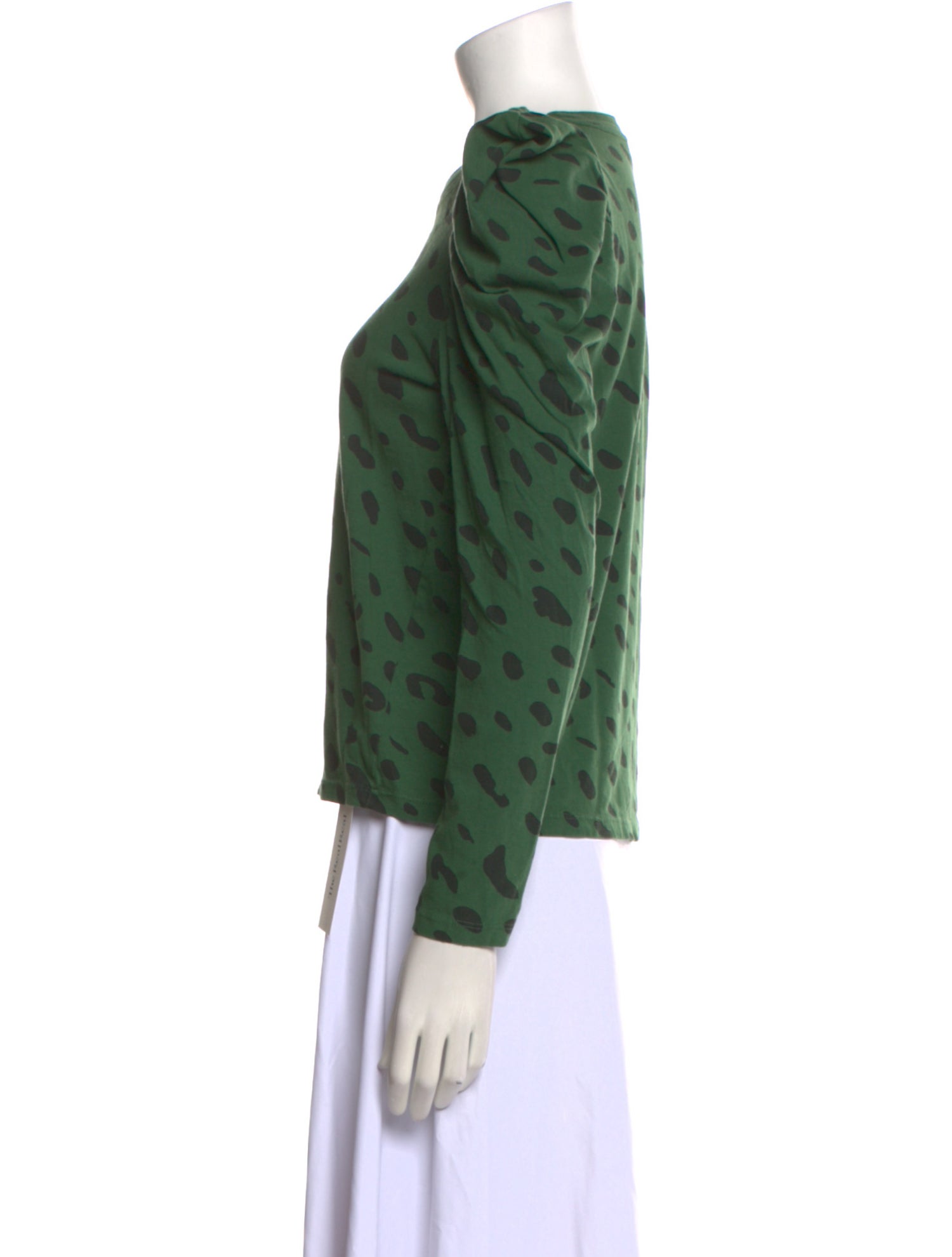 Clare V. Printed Crew Neck Sweatshirt