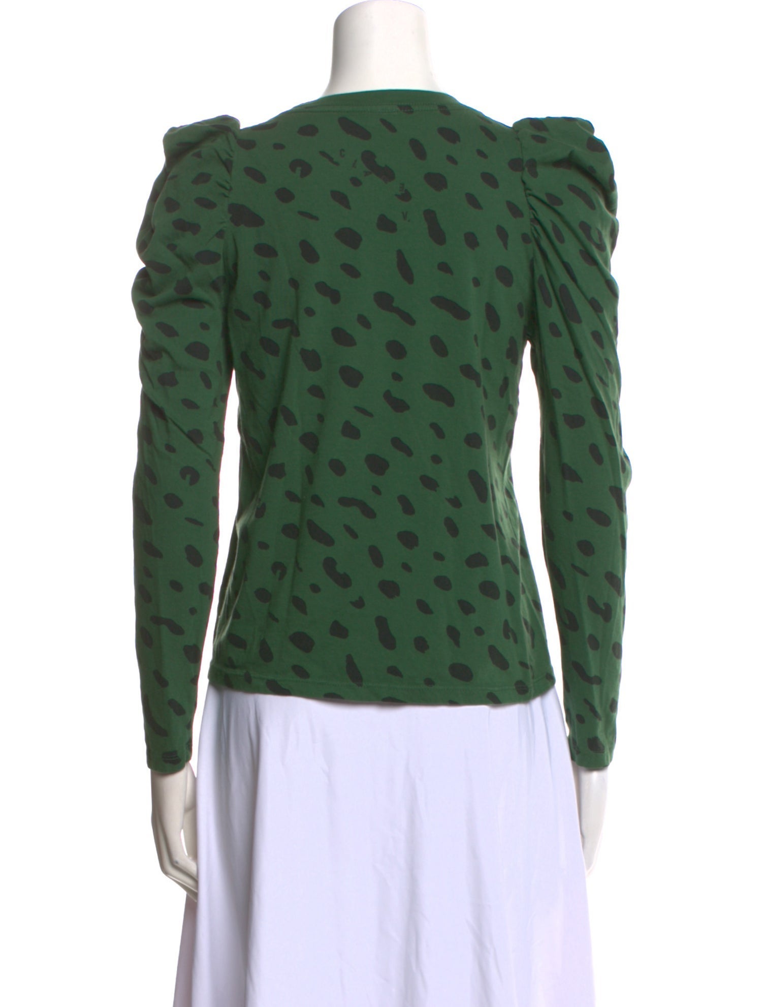 Clare V. Printed Crew Neck Sweatshirt