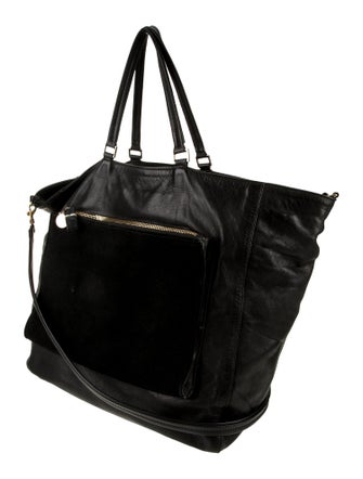 Clare V. Leather Top Handle Bag