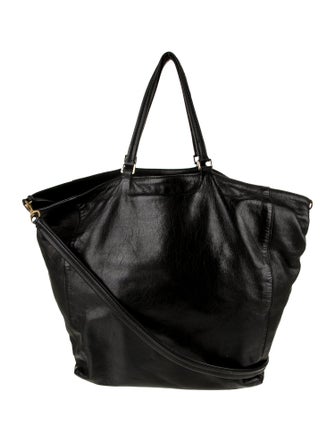 Clare V. Leather Top Handle Bag