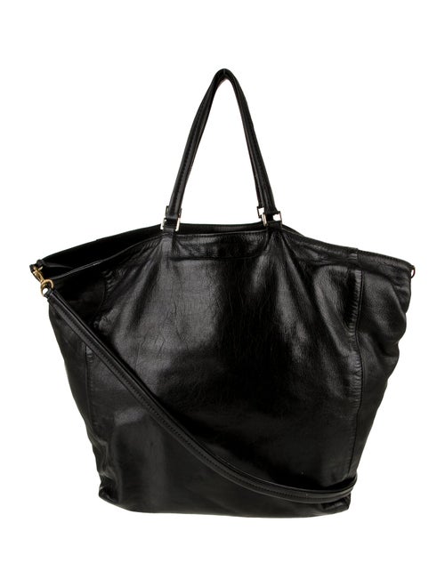 Clare V. Leather Top Handle Bag