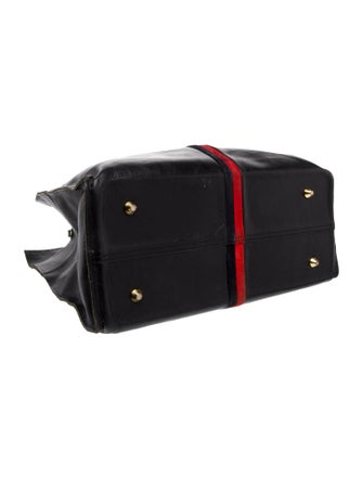 Clare V. Leather Garment Bag