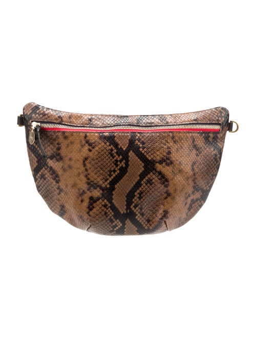 Clare V. Embossed Leather Belt Bag