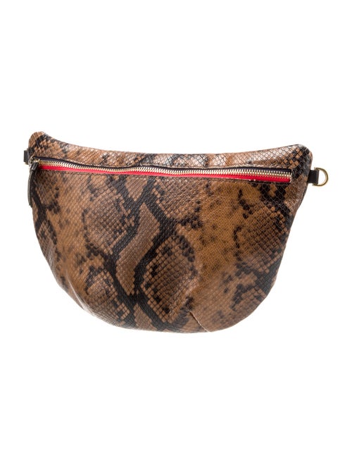 Clare V. Embossed Leather Belt Bag