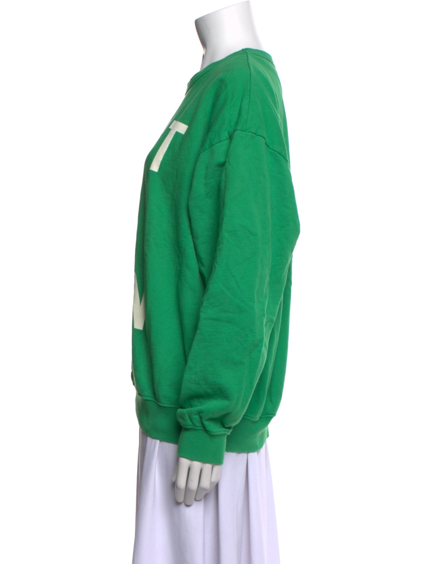 Clare V. Graphic Print Crew Neck Sweatshirt