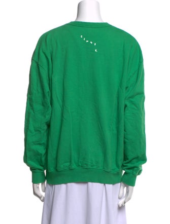 Clare V. Graphic Print Crew Neck Sweatshirt