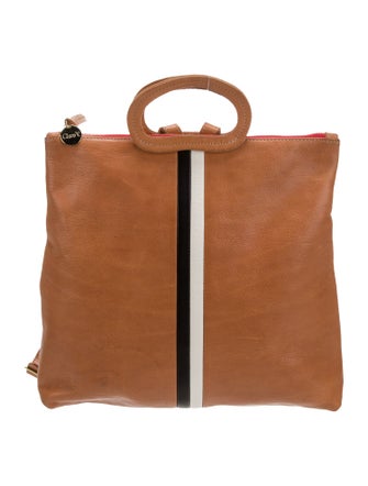 Clare V. Leather Garment Bag