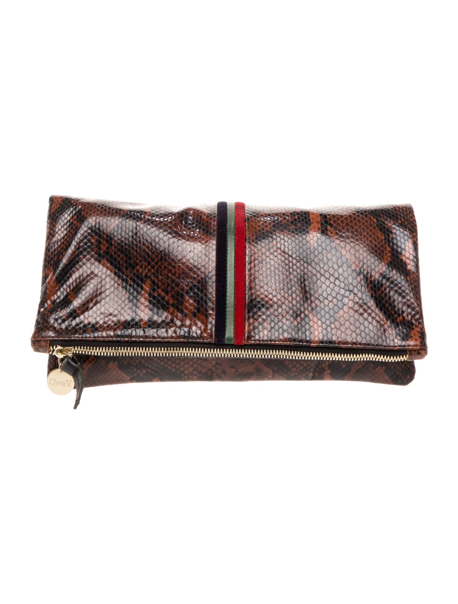 Clare V. Patent Leather Clutch