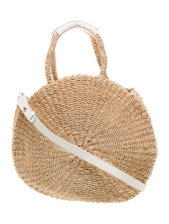 Clare V. Raffia Evening Bag