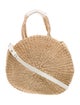 Clare V. Raffia Evening Bag