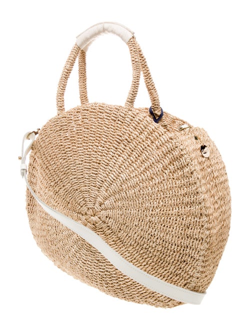 Clare V. Raffia Evening Bag
