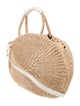 Clare V. Raffia Evening Bag