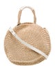 Clare V. Raffia Evening Bag