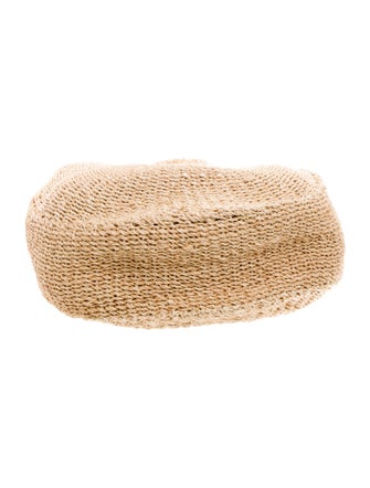 Clare V. Raffia Evening Bag
