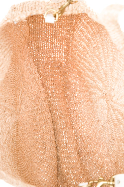 Clare V. Raffia Evening Bag