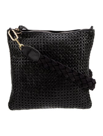 Clare V. Raffia Messenger Bag
