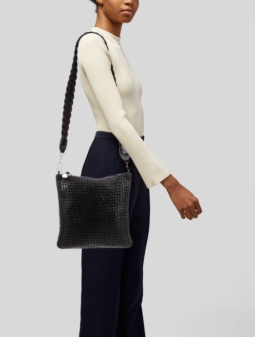 Clare V. Raffia Messenger Bag