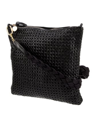 Clare V. Raffia Messenger Bag