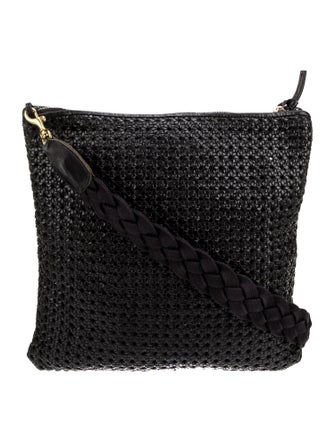 Clare V. Raffia Messenger Bag
