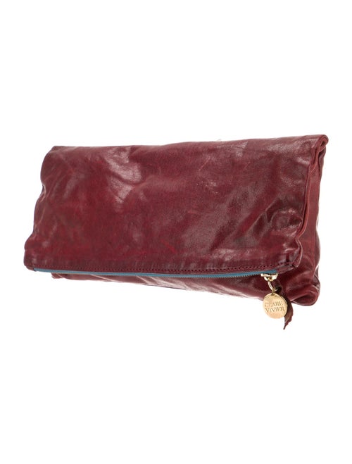 Clare V. Leather Clutch