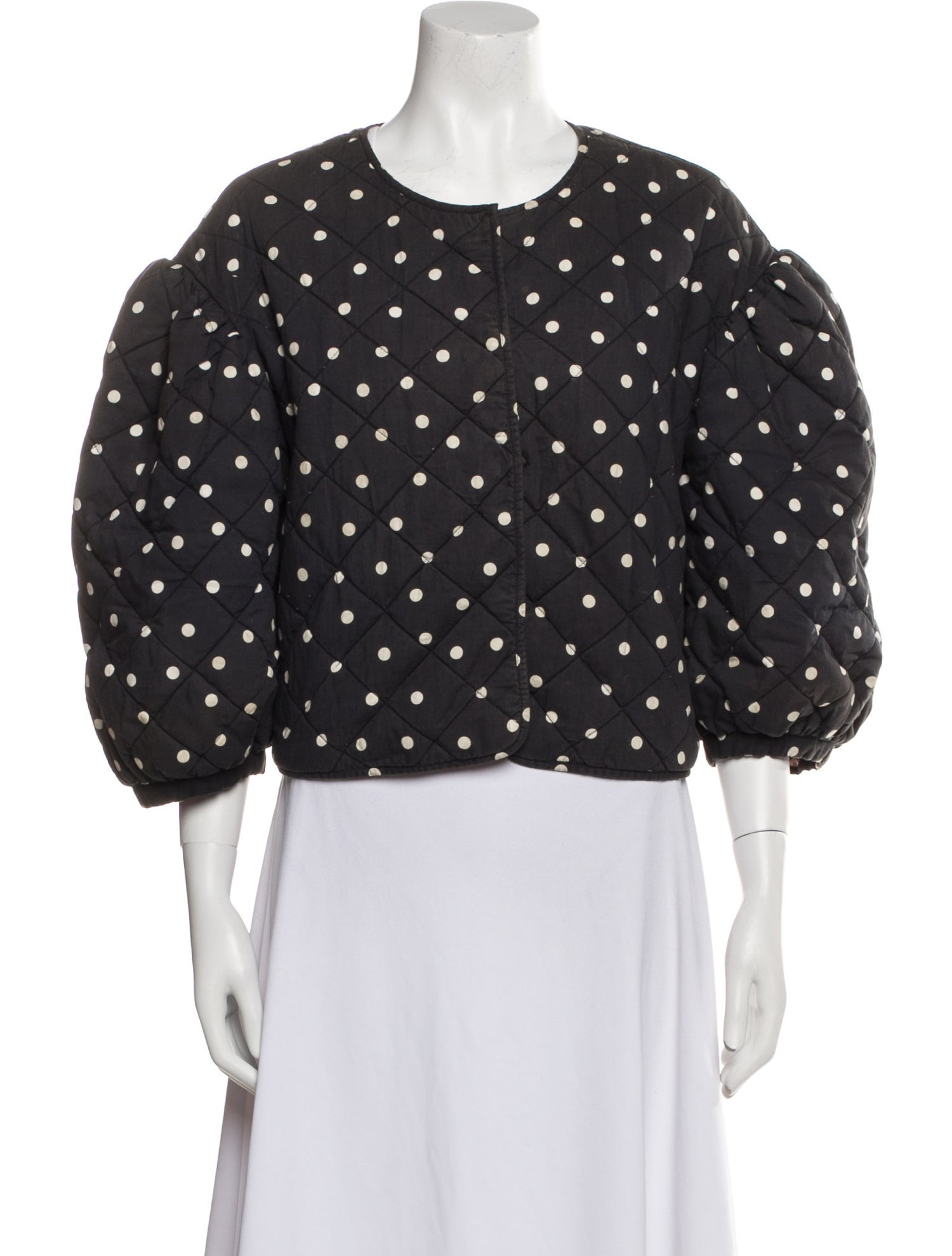Clare V. Polka Dot Print Bolero