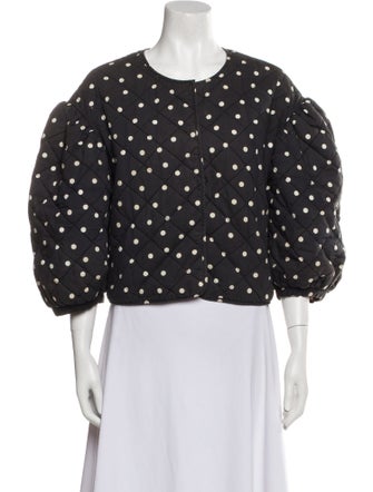 Clare V. Polka Dot Print Bolero