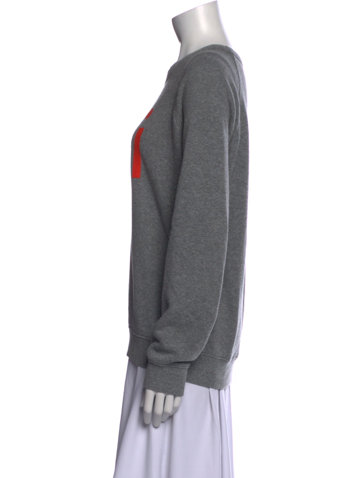 Clare V. Graphic Print Crew Neck Sweatshirt