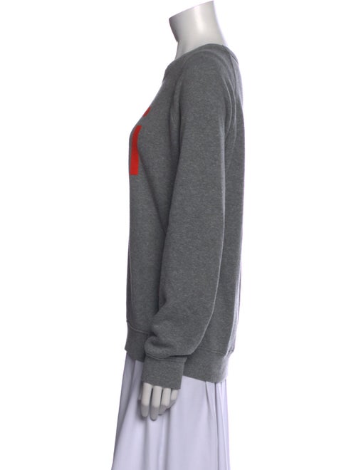 Clare V. Graphic Print Crew Neck Sweatshirt