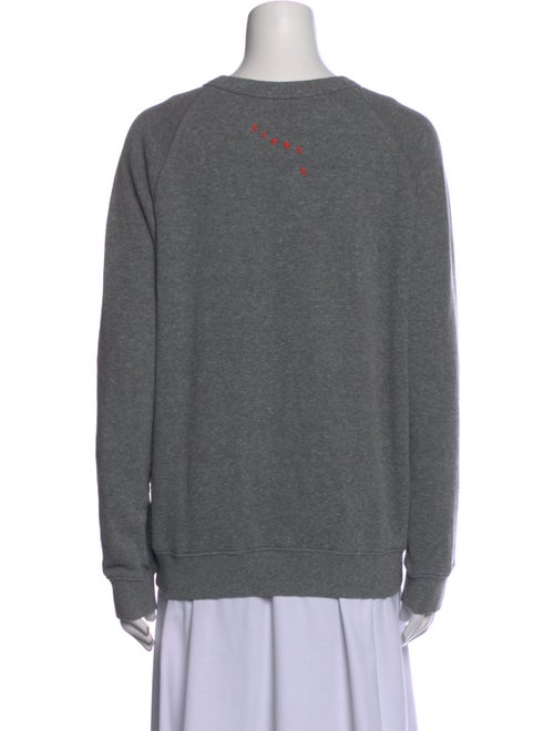 Clare V. Graphic Print Crew Neck Sweatshirt